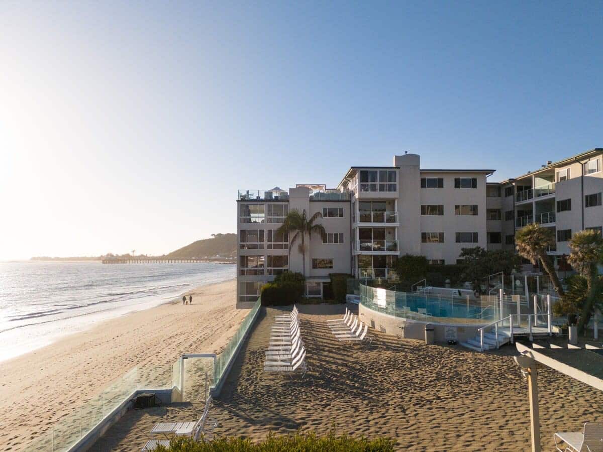 Savor the sunsets from the oceanfront pool overlooking the Pacific.