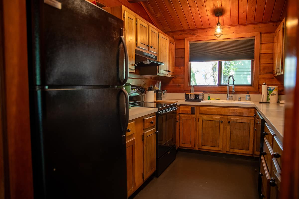 Discover tranquility at a chic cabin in Rhododendron in Rhododendron, OR