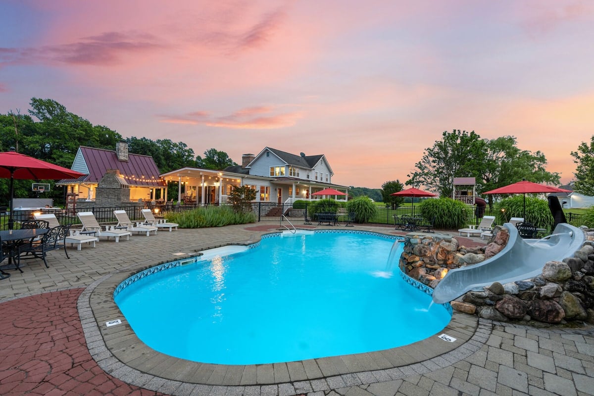 The sprawling retreat built for long weekends and friendly competition in Warwick, MD