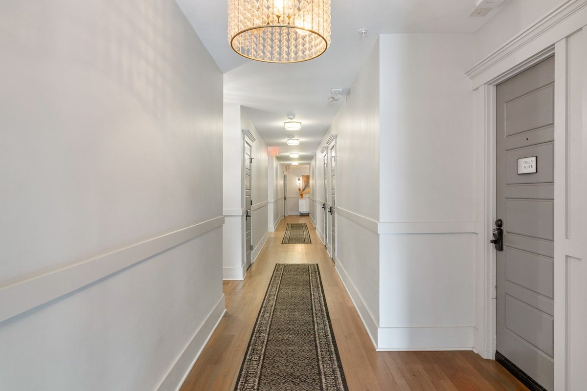 Interior Hallway Leading to Unit