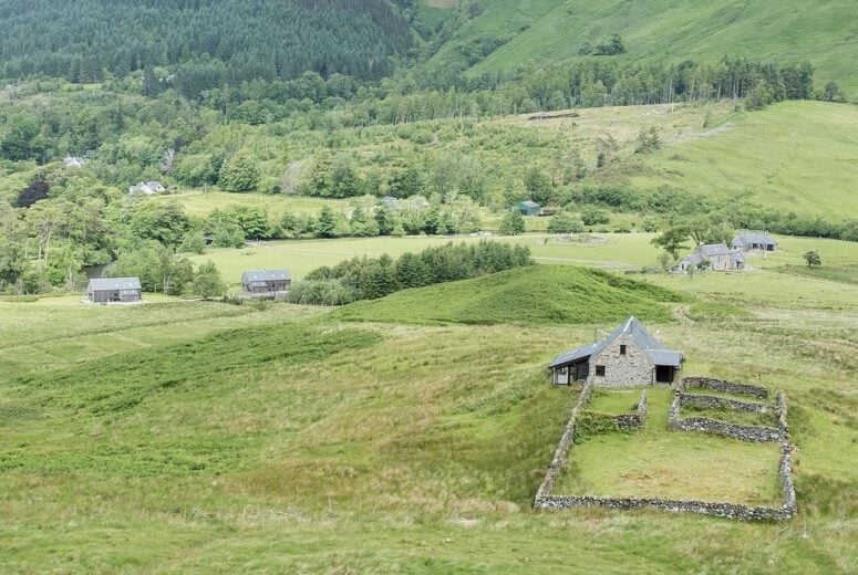 Where the old sheepfold meets the wild edge of Ardnamurchan in Inverie, Scotland