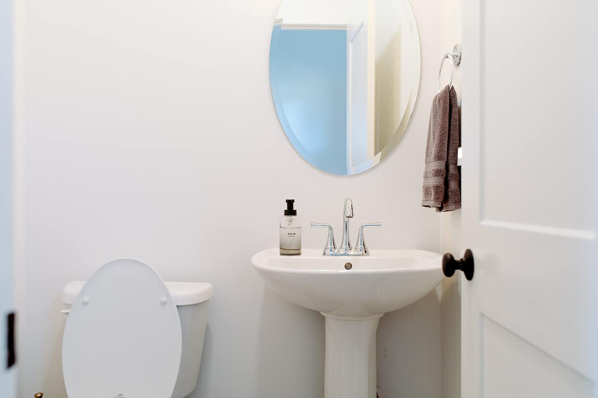 Half bath on main level