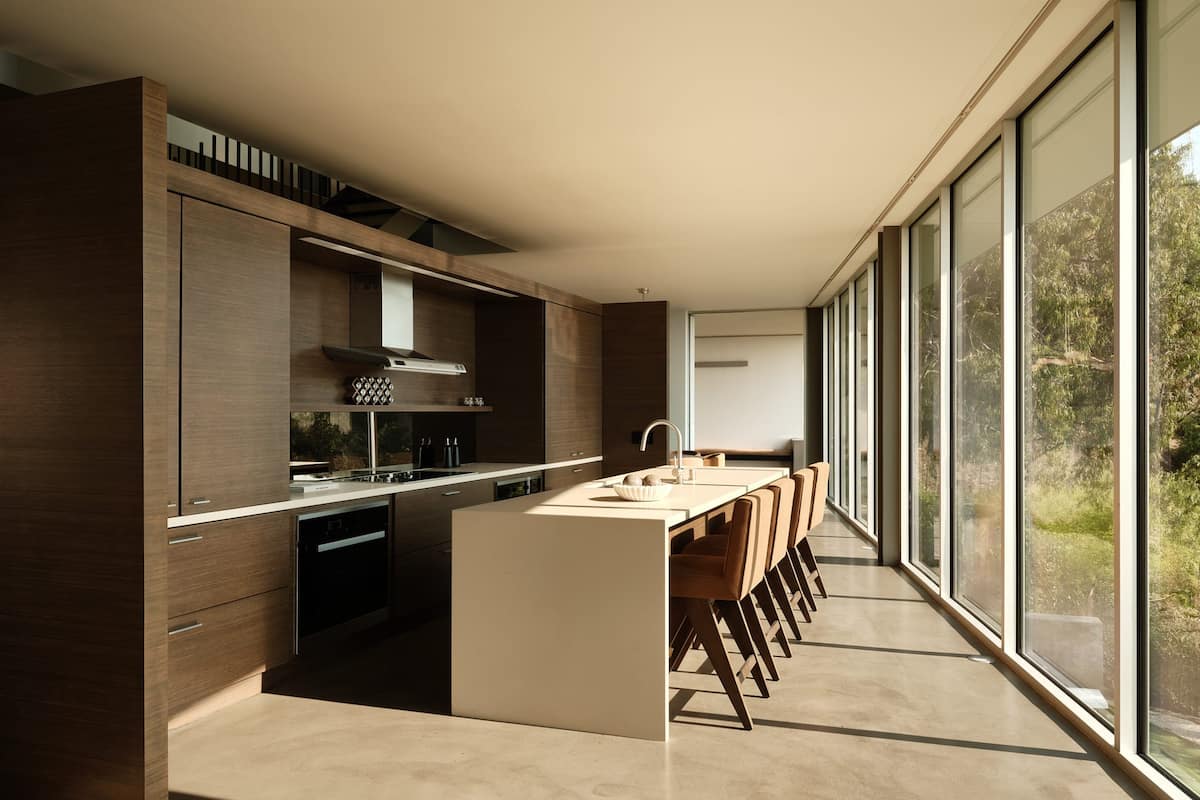 Gourmet kitchen with top-of-the-line Miele appliances.