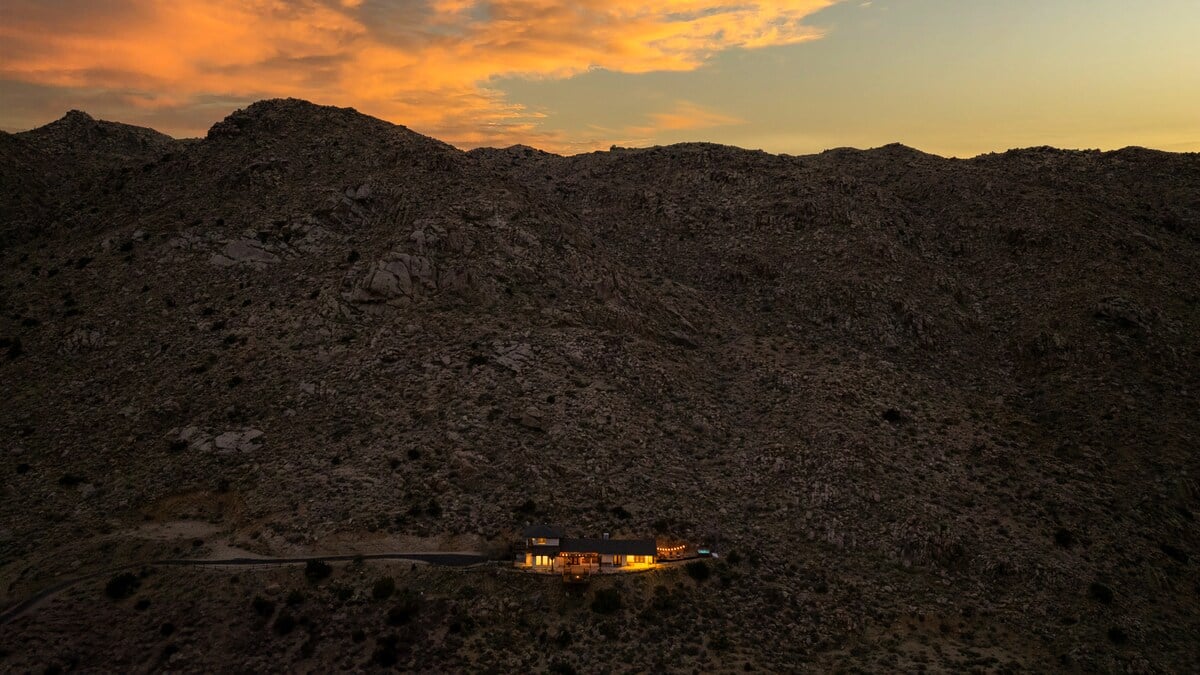 Where the ridgeline becomes your living room in Joshua Tree, CA