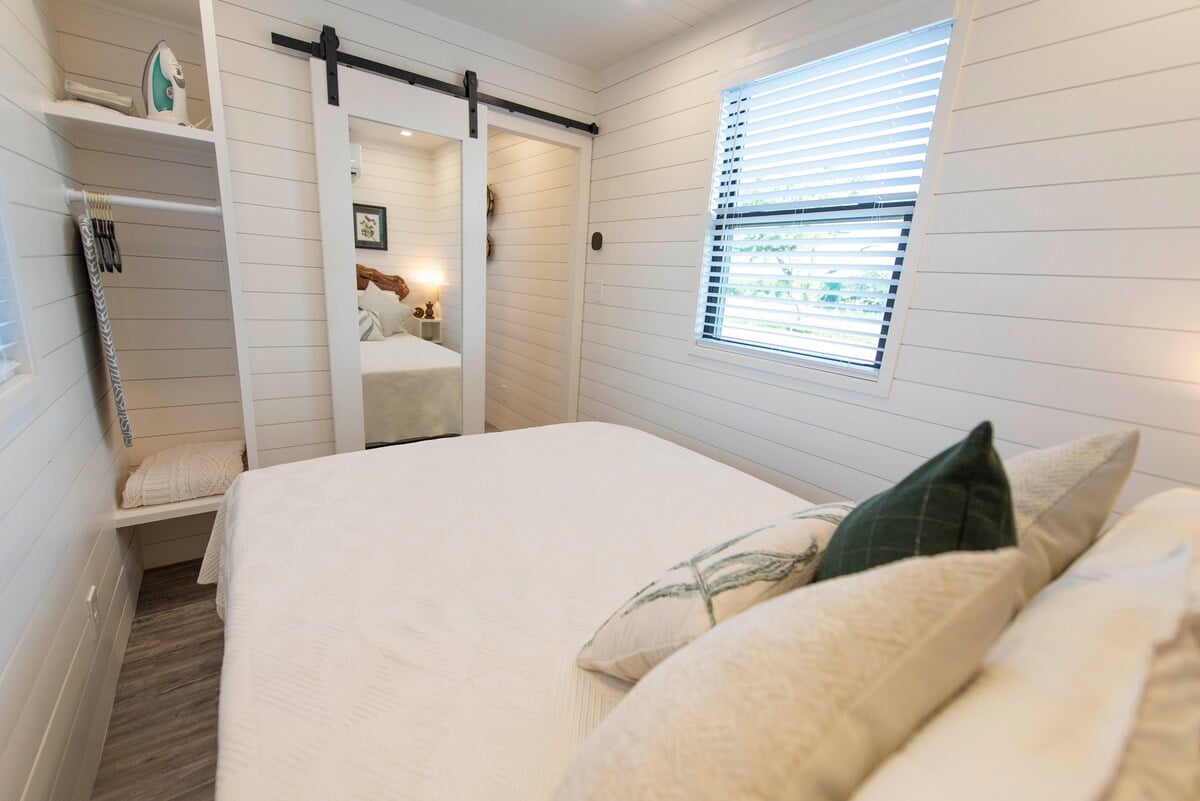 Bedroom with Tuft and Needle Mattress