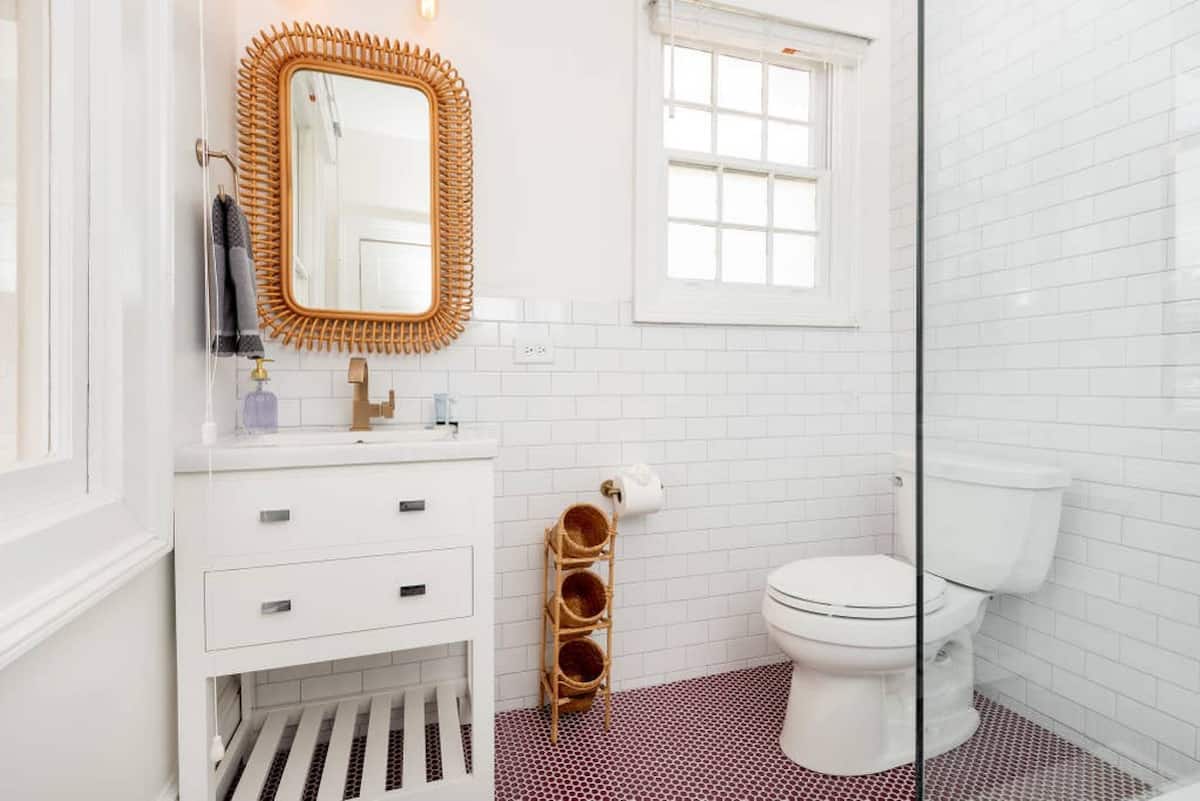 Bathroom #2 with a walk-in shower