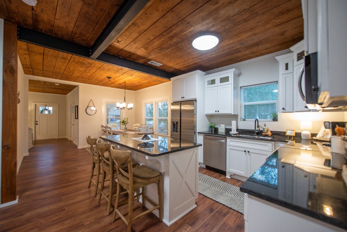 Kitchen with Granite Countertops
