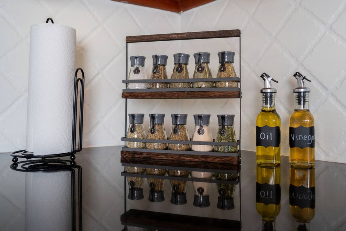 This fully-equipped kitchen makes cooking for large groups a breeze!