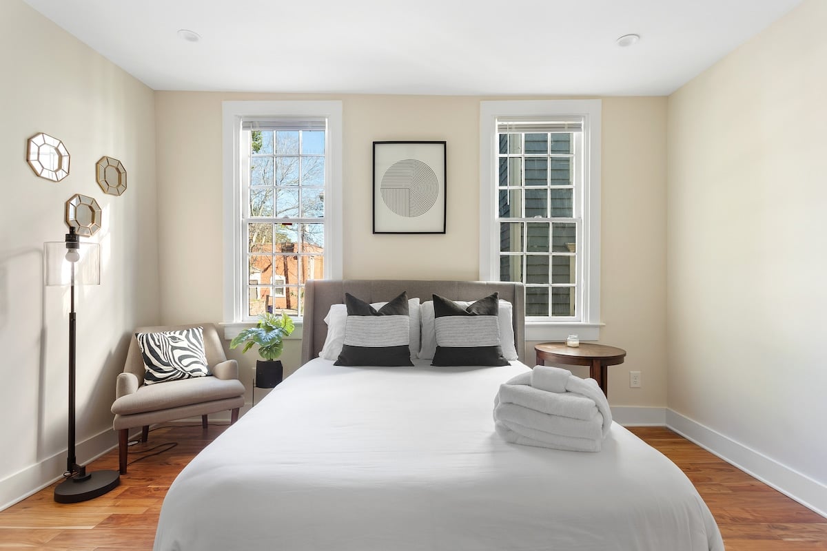 Queen Bedroom with Smart TV