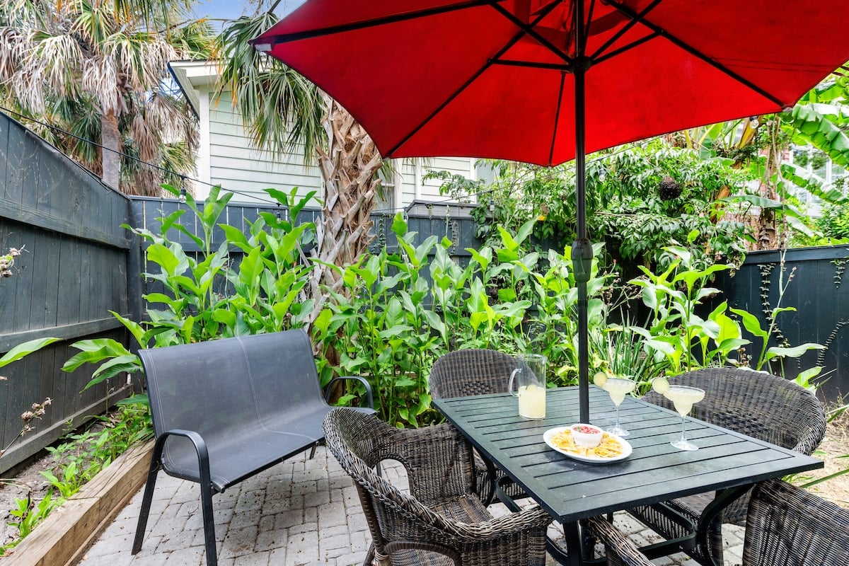 Shared Courtyard in Back w/ Seating