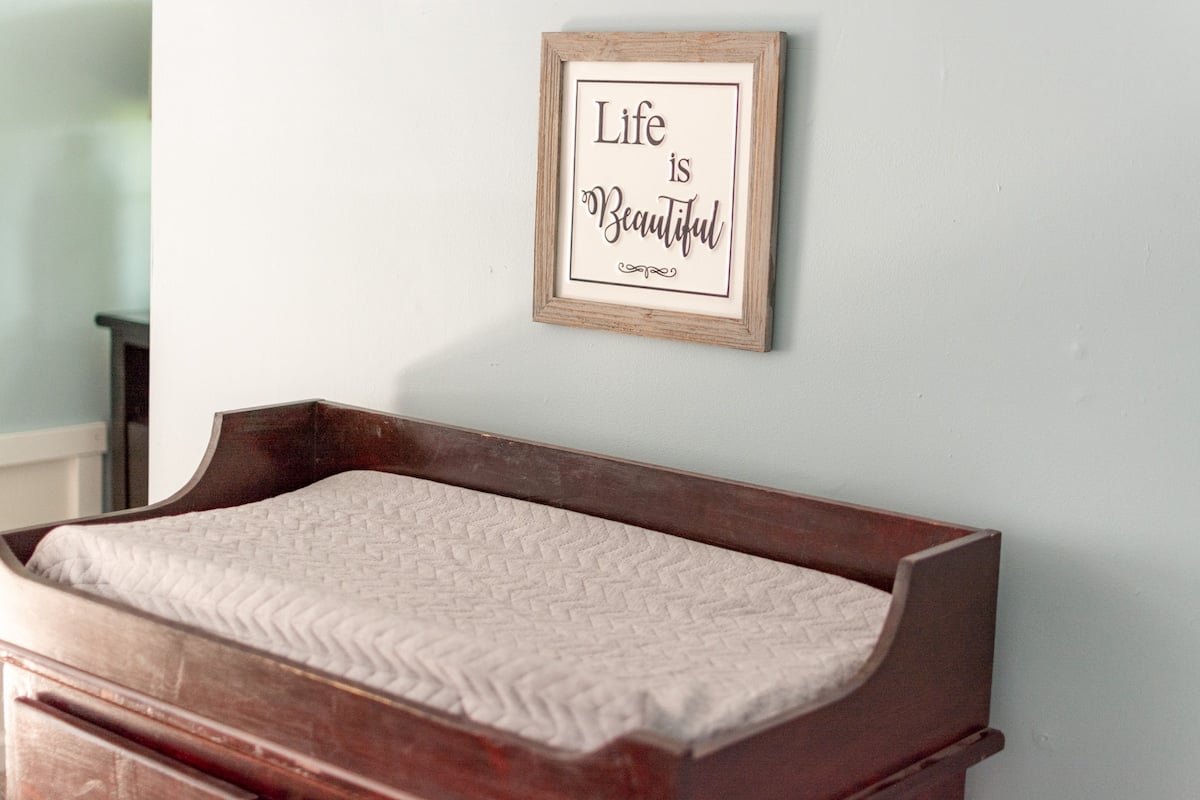 Baby changing pad