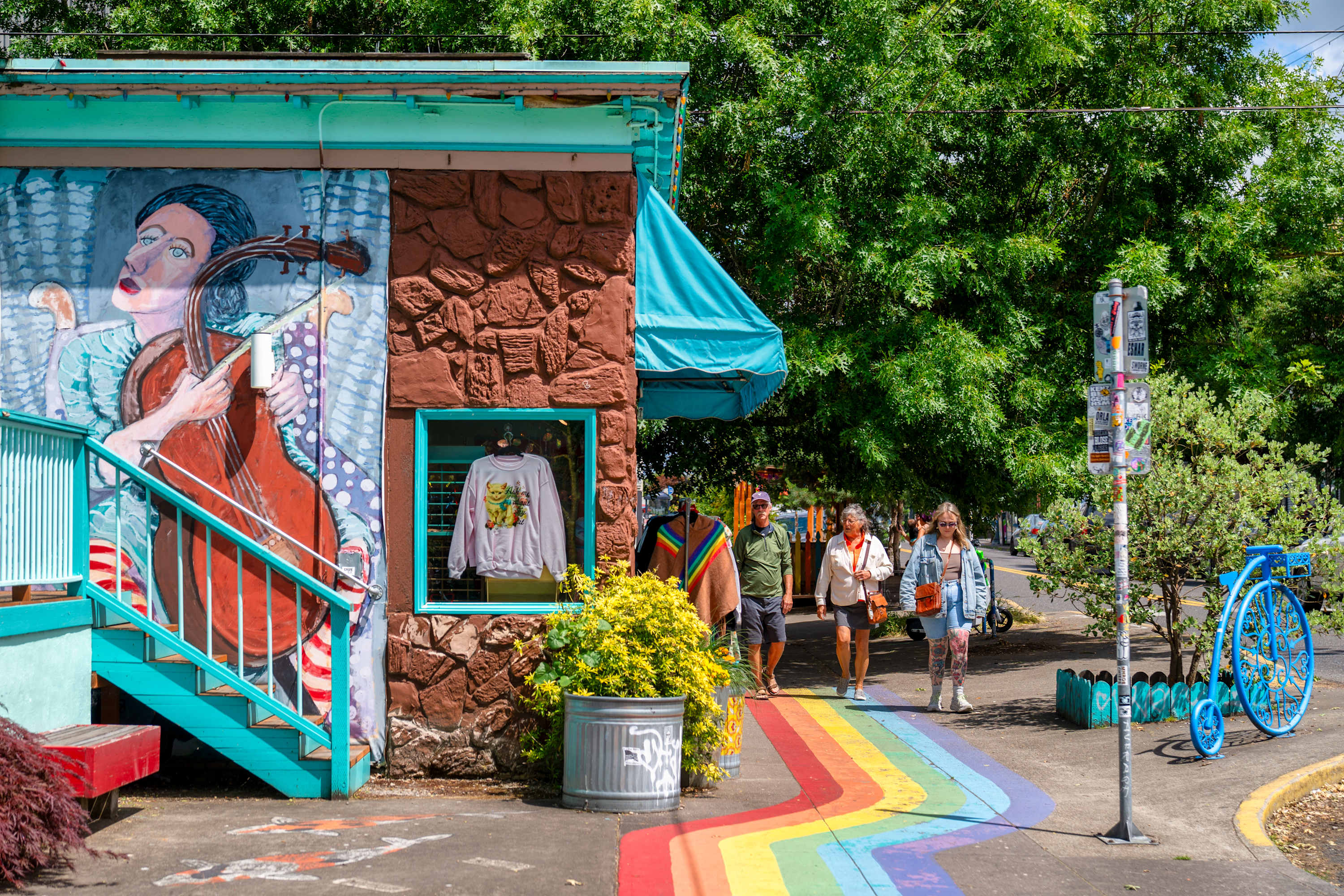 Small footprint, big neighborhood in Portland's most walkable streets in Portland, OR