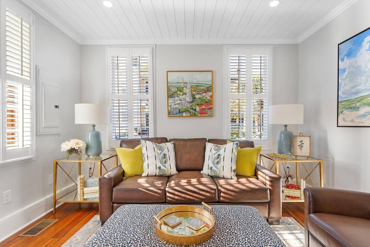 Living room with Smart TV
