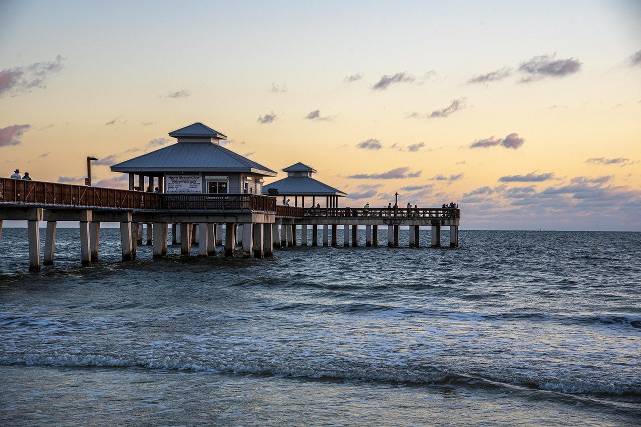 Galveston Texas Pleasure Pier Gulf Coast beach