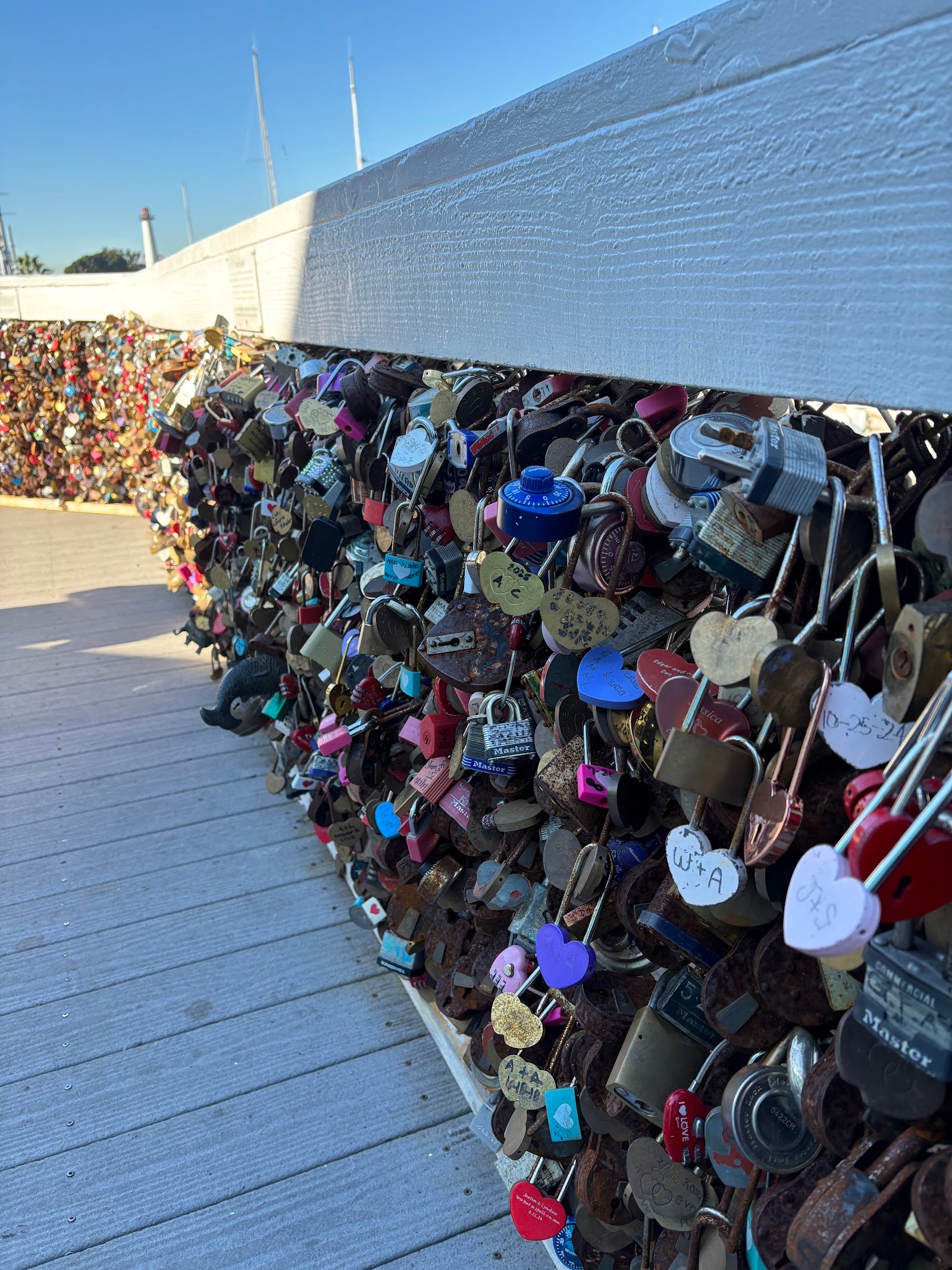 Love Locks at Shoreline Village