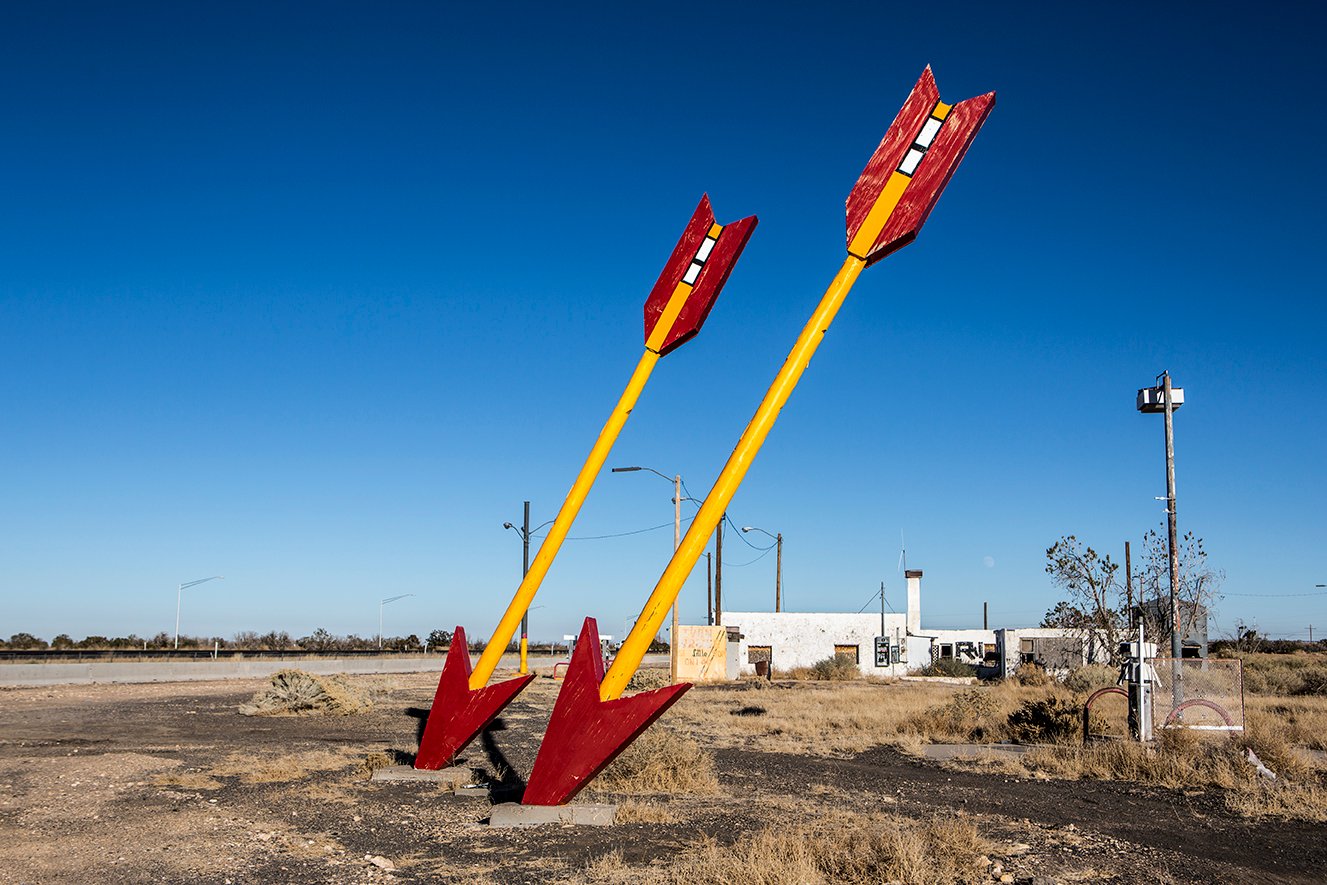 Twin Arrows Trading Post Ruins - Historic Route 66