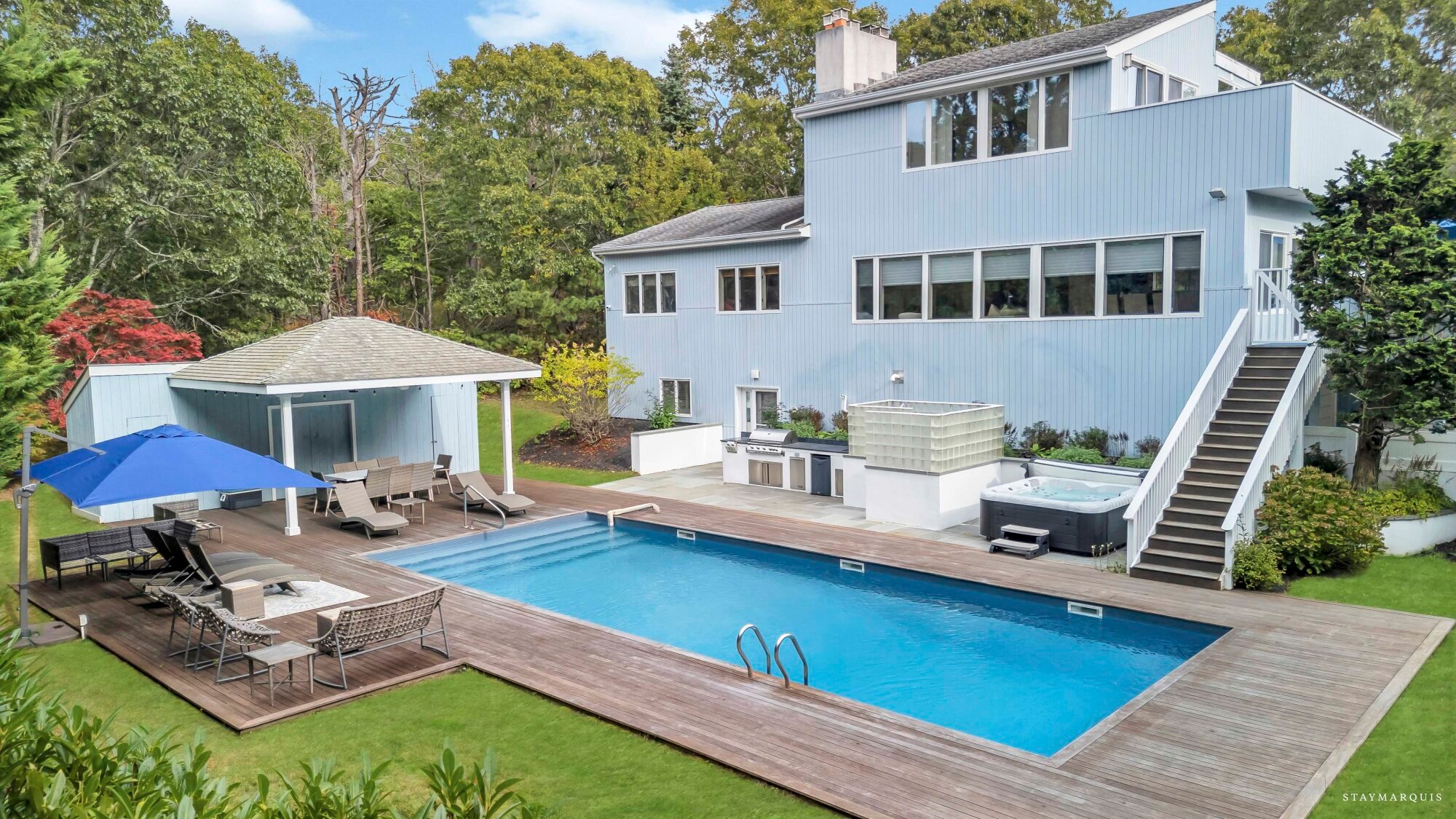 Where Water Mill's farmland meets a private world of its own in Water Mill, NY