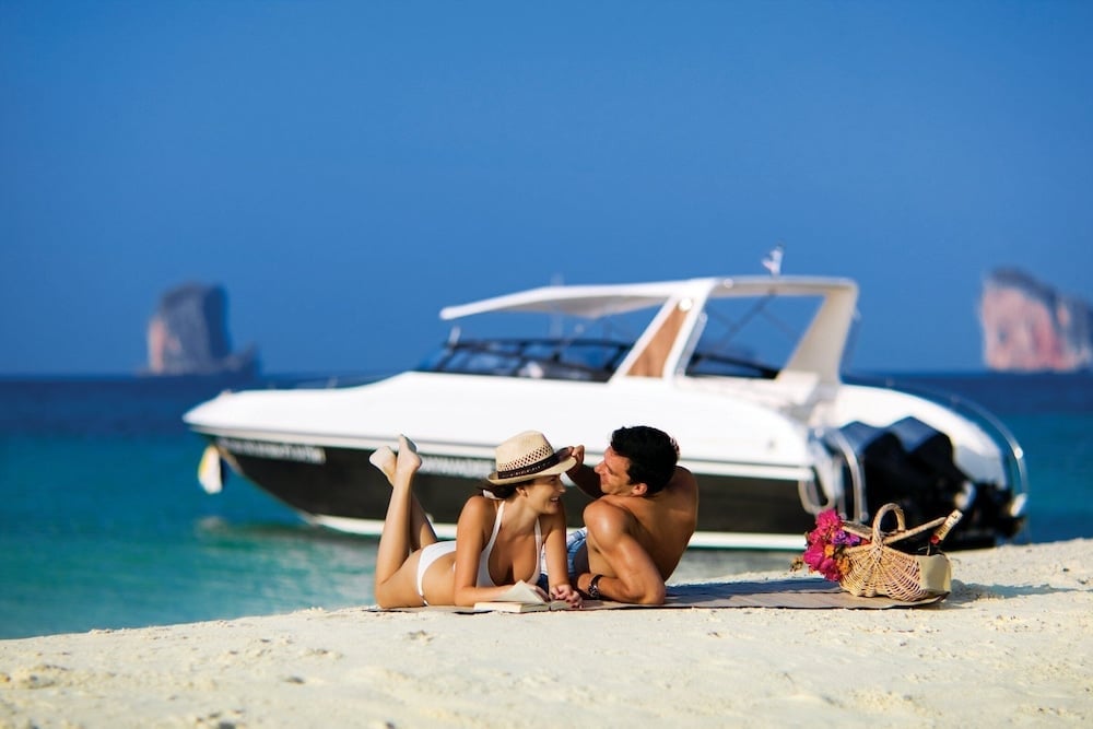 Where jungle, limestone cliffs, and the Andaman Sea converge at Krabi's most secluded shore in Krabi, Krabi