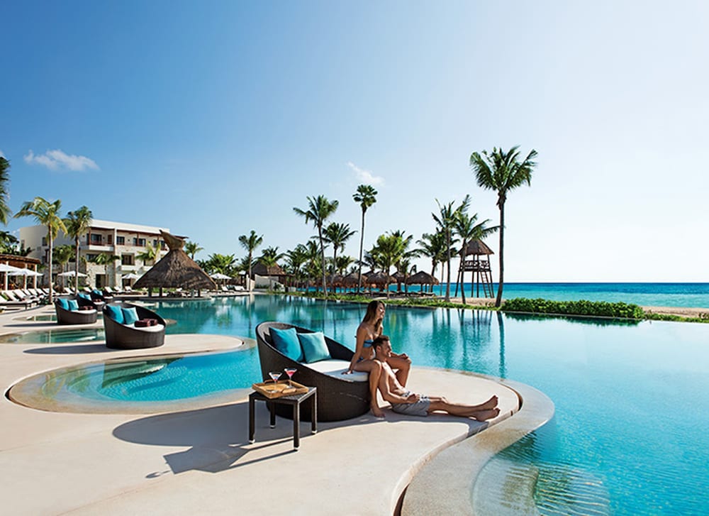 Where the jungle meets a quiet stretch of Caribbean coast in Akumal in Akumal, Quintana Roo
