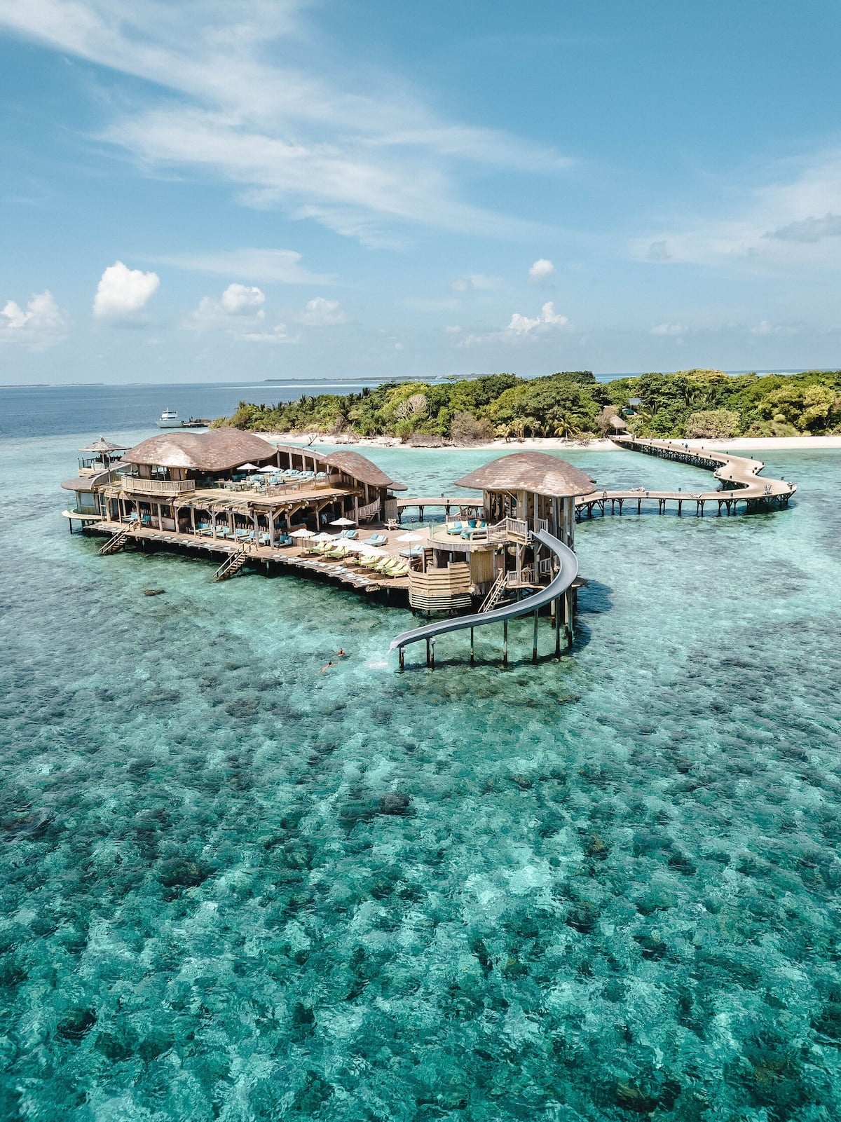 Where the jungle meets the lagoon in Baa Atoll in Maldives, Malé