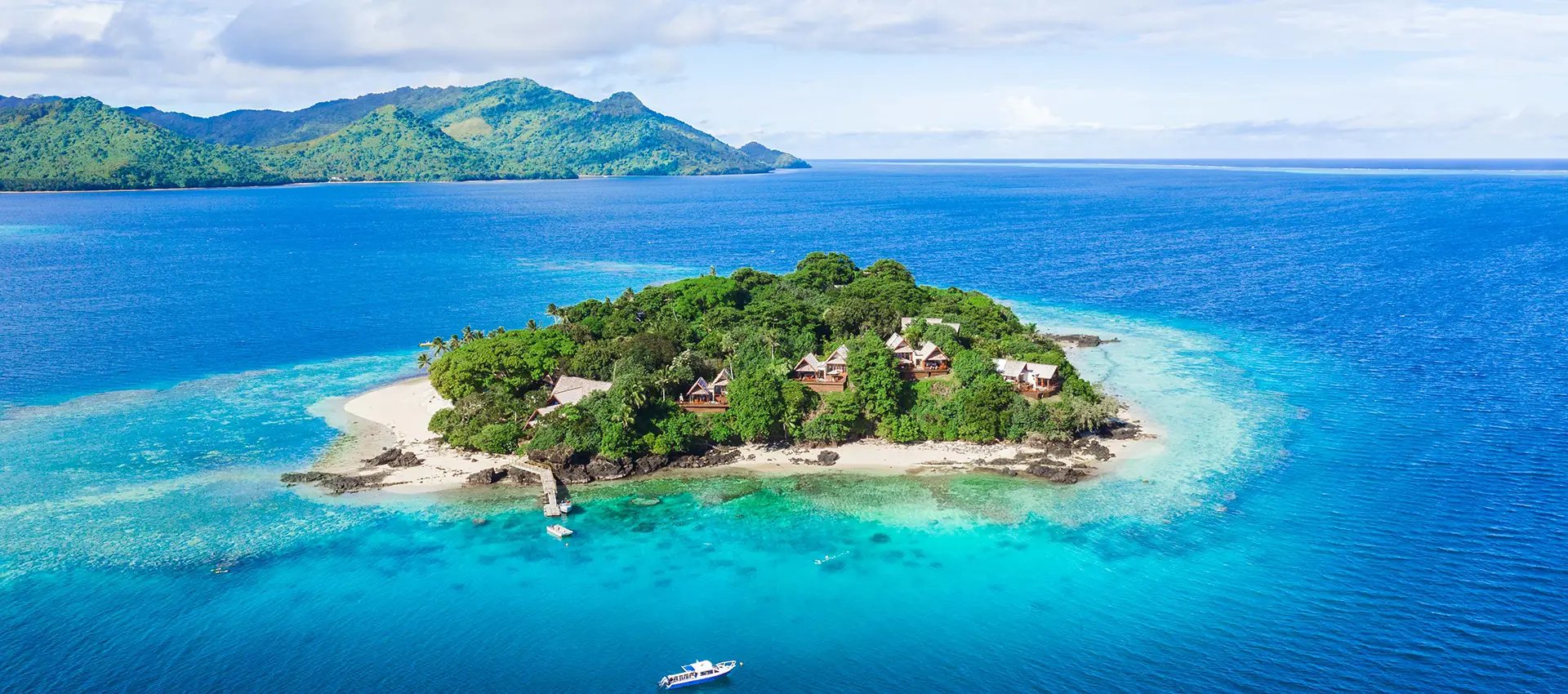 Where the South Pacific narrows to a single coral isle meant only for lovers in Royal Davui Island, Central Division