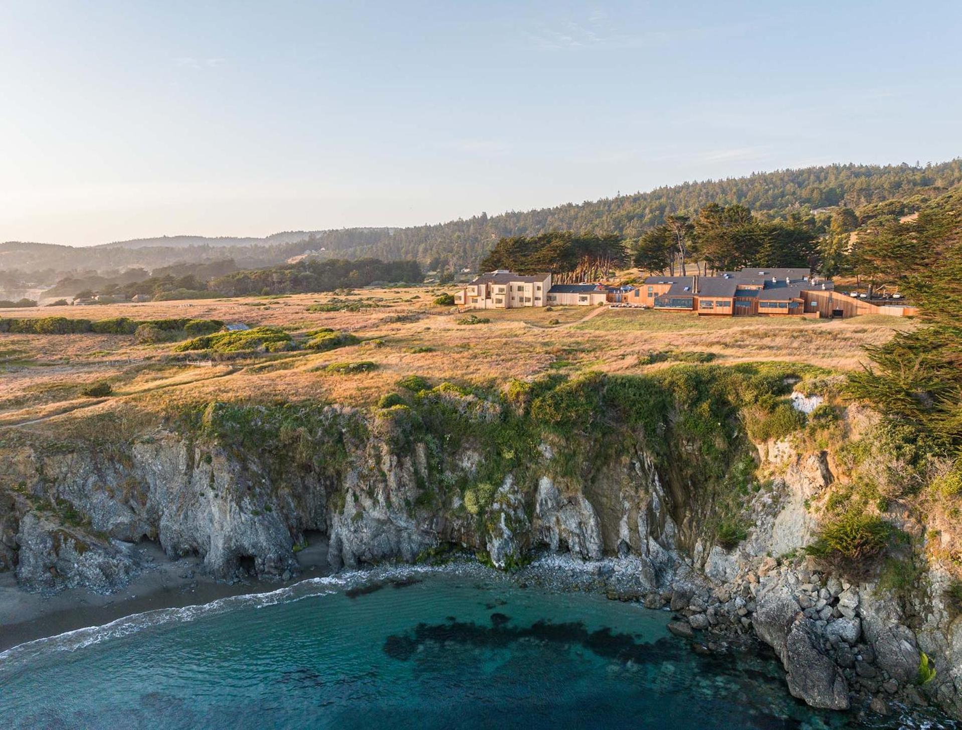 Where the architecture disappears into the headlands in Sea Ranch, CA