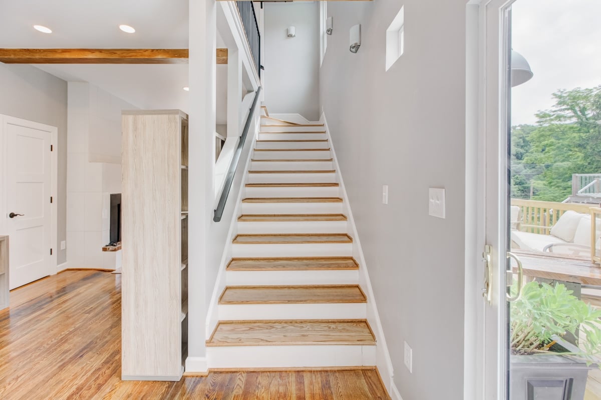 Stairs to the bedrooms