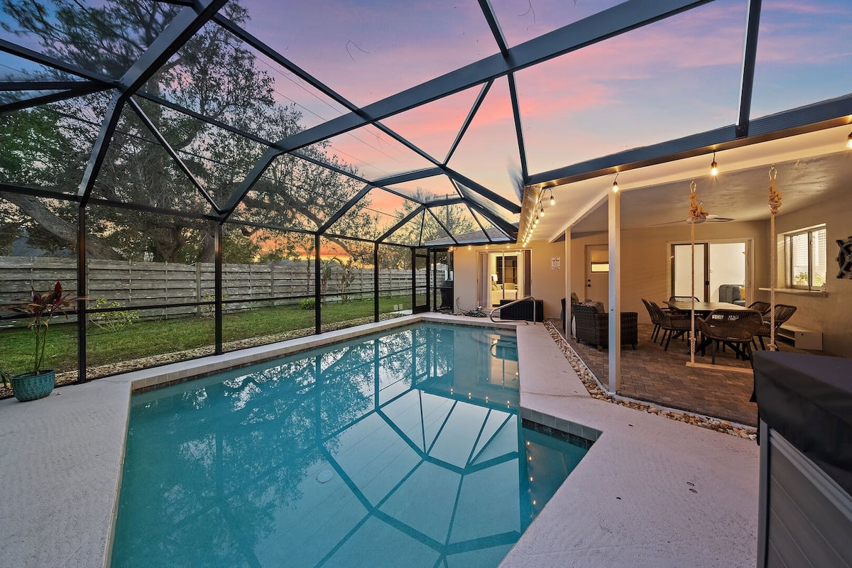 Go for a swim! The perfect way to enjoy the summer Florida weather!