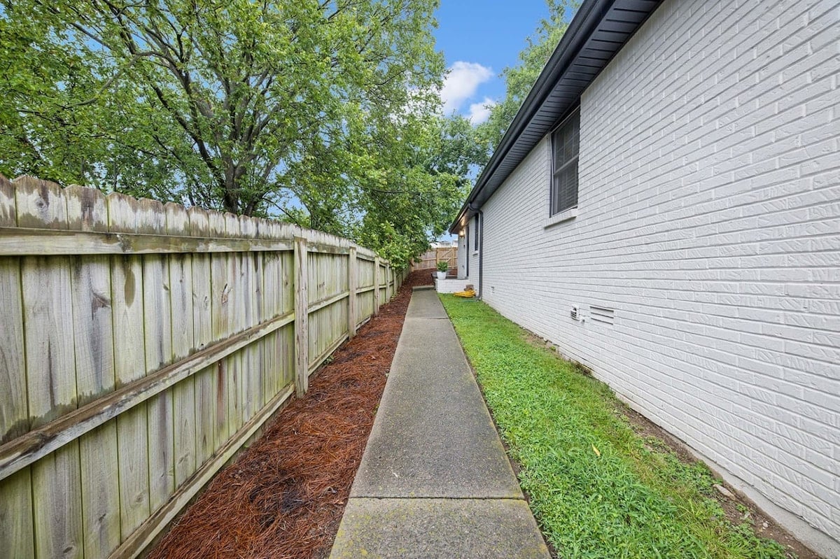 Walkway to Backyard