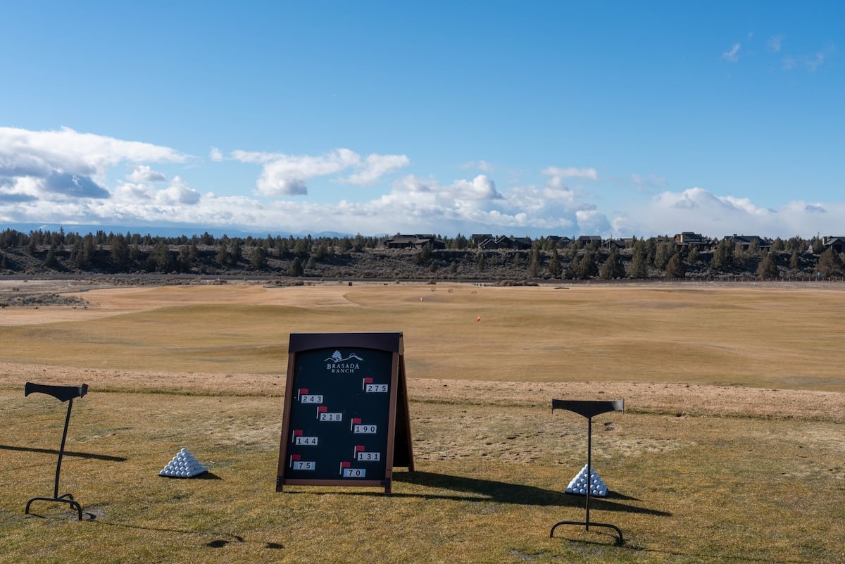 Golf range.