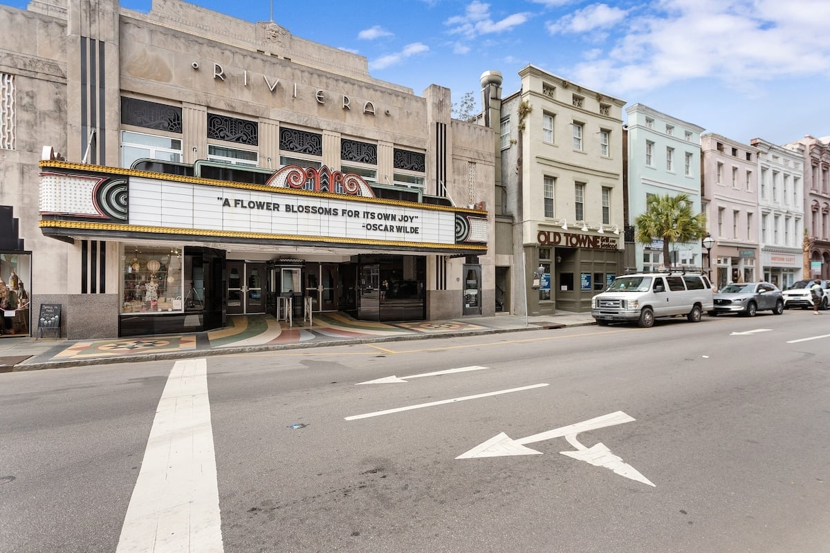 Living above the lights of a storied theater in Charleston, SC