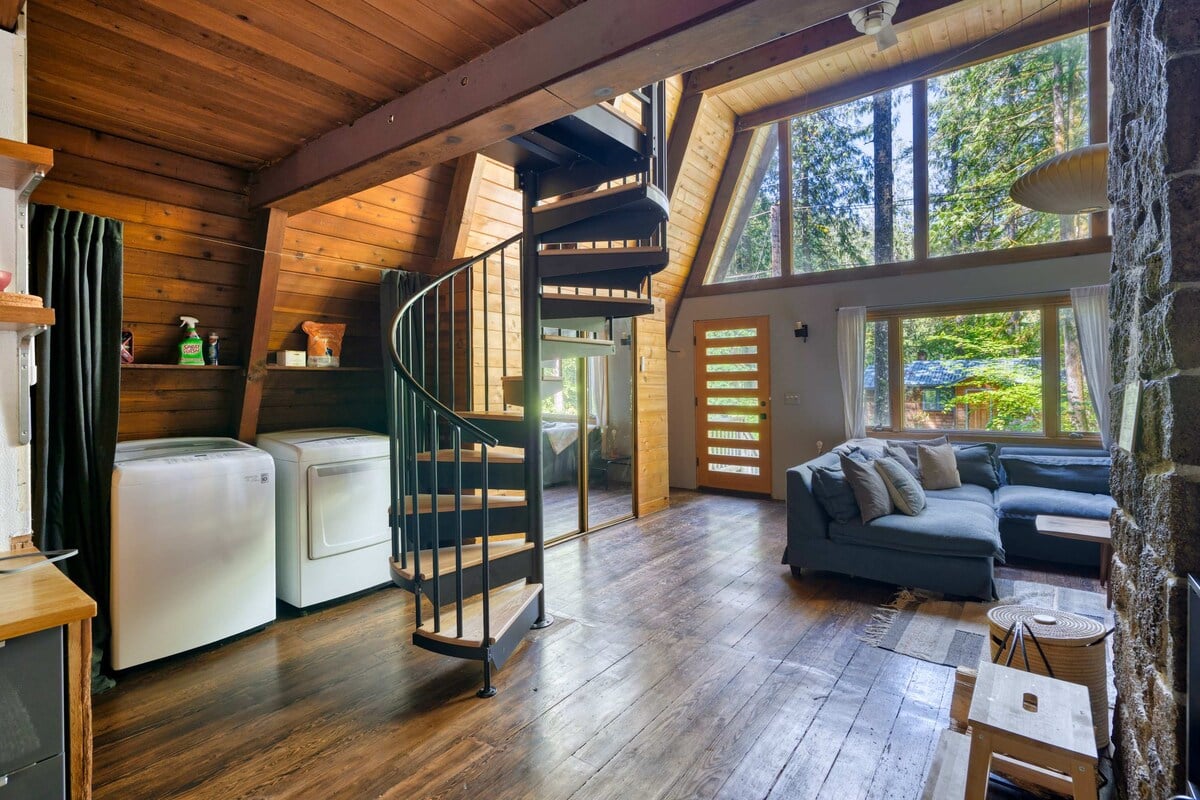 Modern A-Frame - Hot Tub - Forest Escape image 20