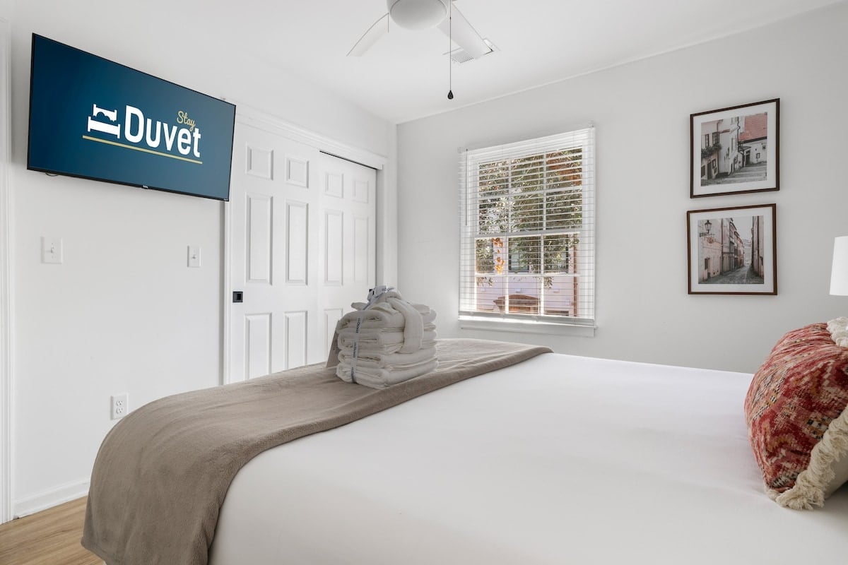 Garden-named rooms and gaslit sidewalks in the heart of historic Charleston in Charleston, SC