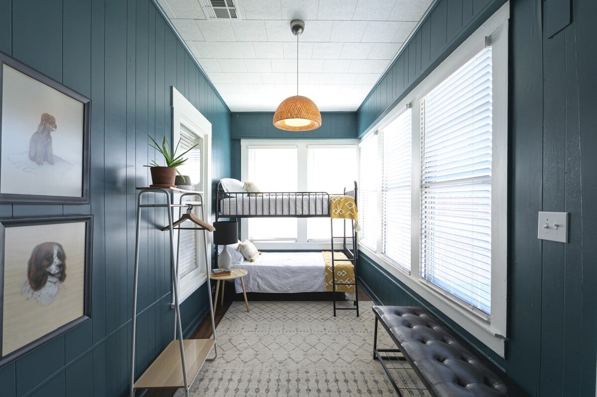 Back Bedroom with Bunk Beds