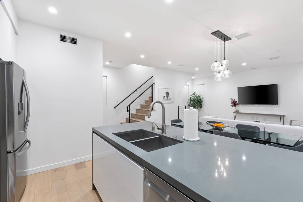 Main level view from Kitchen Space