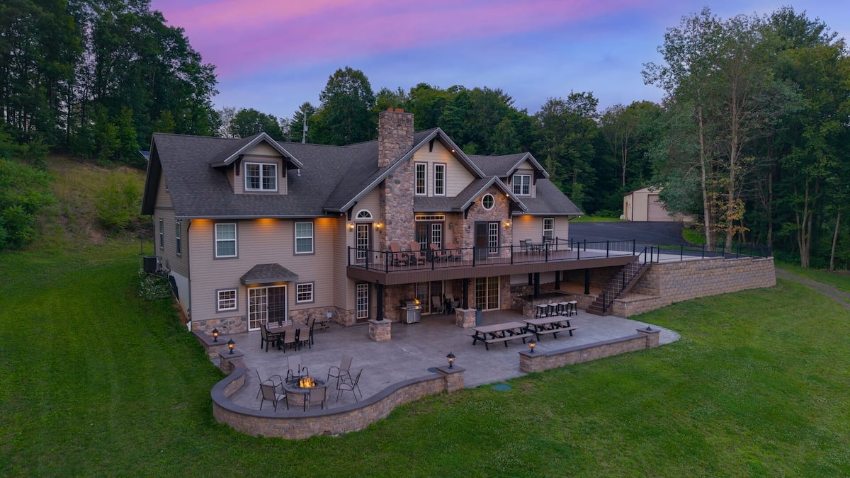 Secluded luxury at Branchdale's lakefront retreat in Branchdale, PA