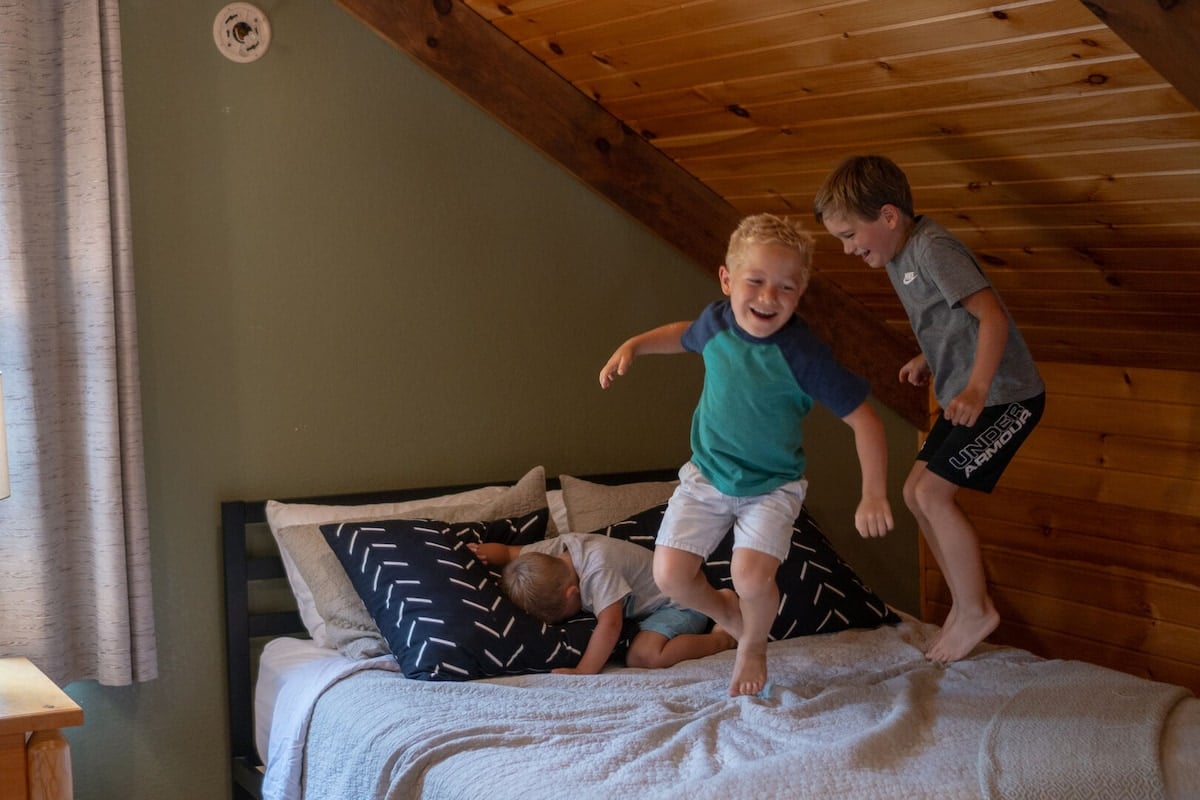 Weaverville Cabin | Sleeps 32, Hot Tub, Playground image 22