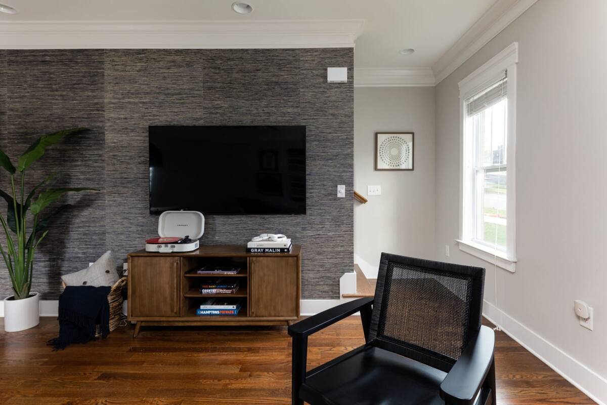 Living Room with Smart TV