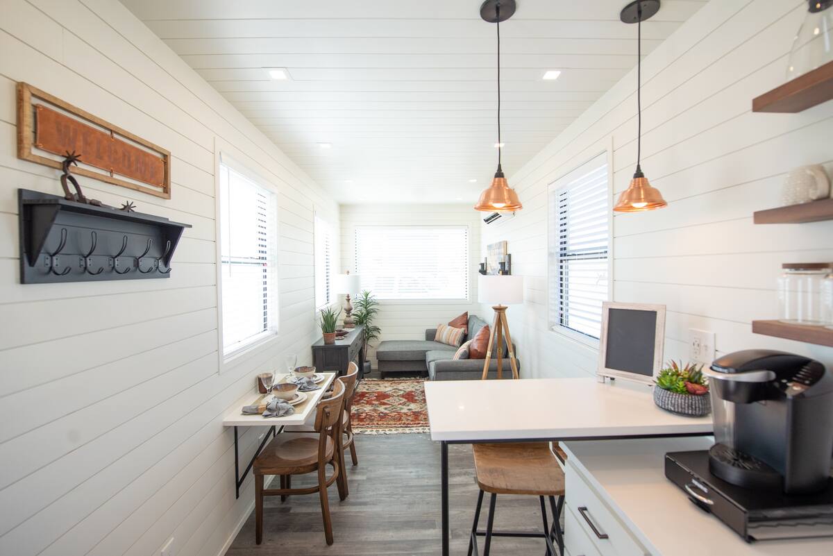 Discover the charm of Alpine in a luxury container home in Alpine, TX