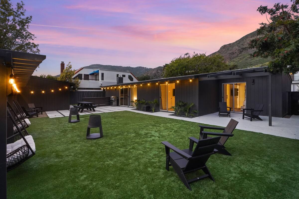 Large outdoor area perfect for families looking for a private beach getaway 