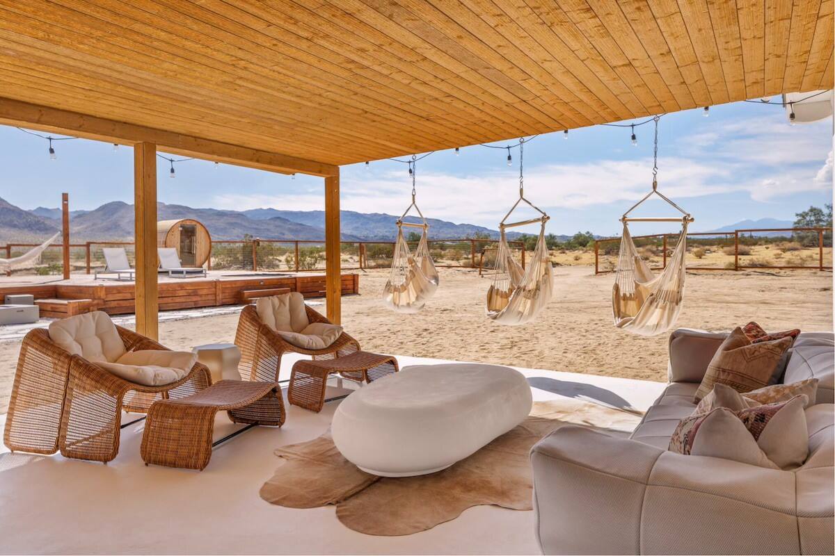Thoughtfully designed outdoor area to enjoy all that the desert nature has to offer.