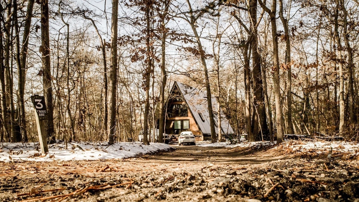 Discover the Lokal A-Frame, a modern retreat on the Maurice River. in Maurice River, NJ