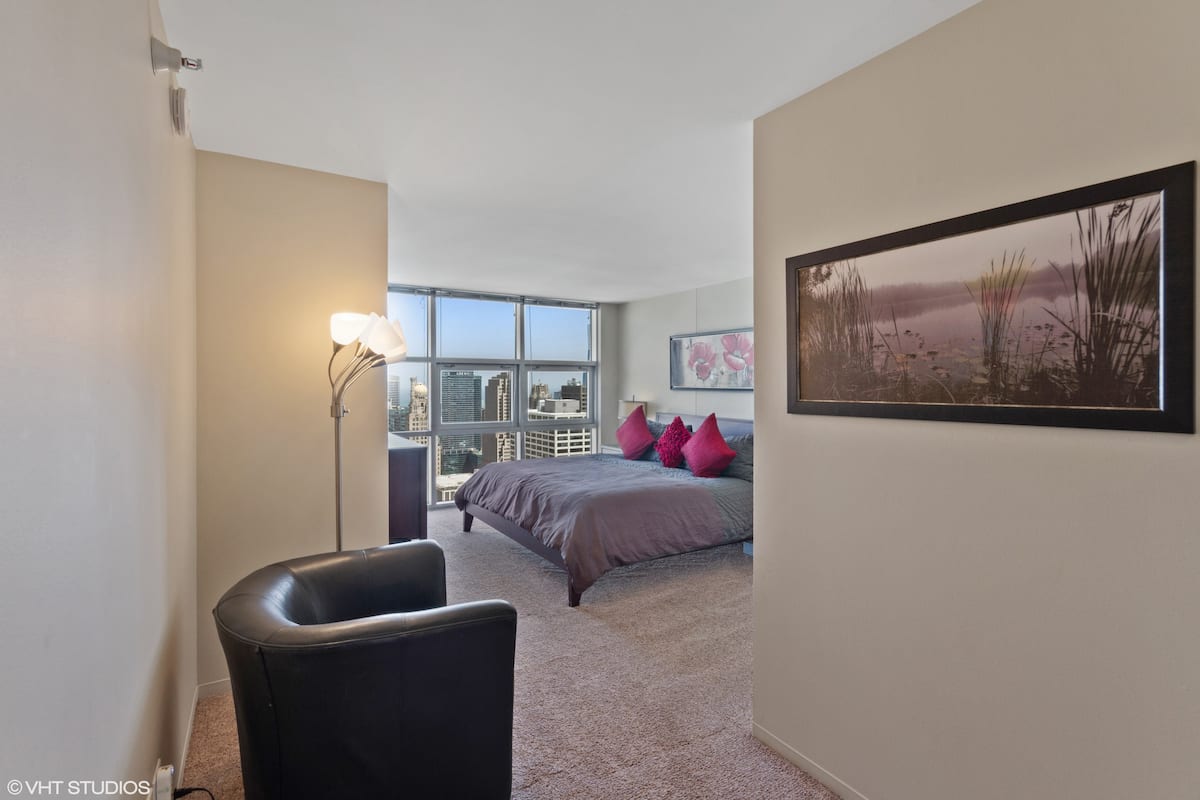 Primary bedroom with king bed on the 2nd floor
