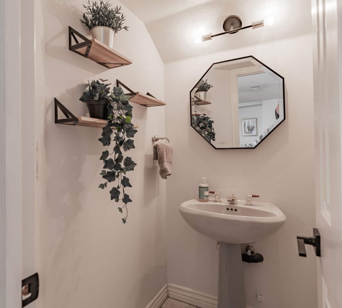 Hall bath.