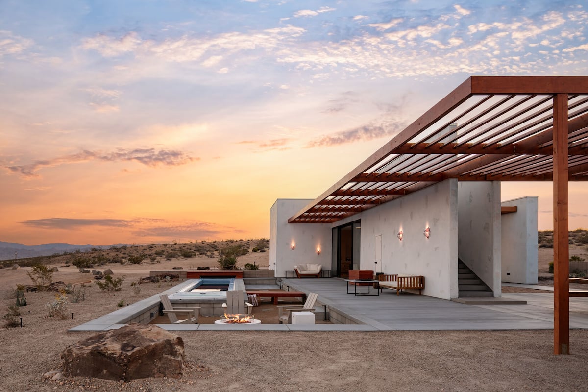 Your villa at dusk