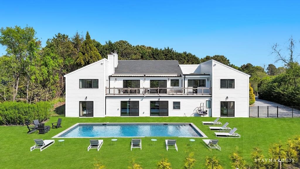 Where Southampton's south fork unfolds from a private estate in Southampton, NY