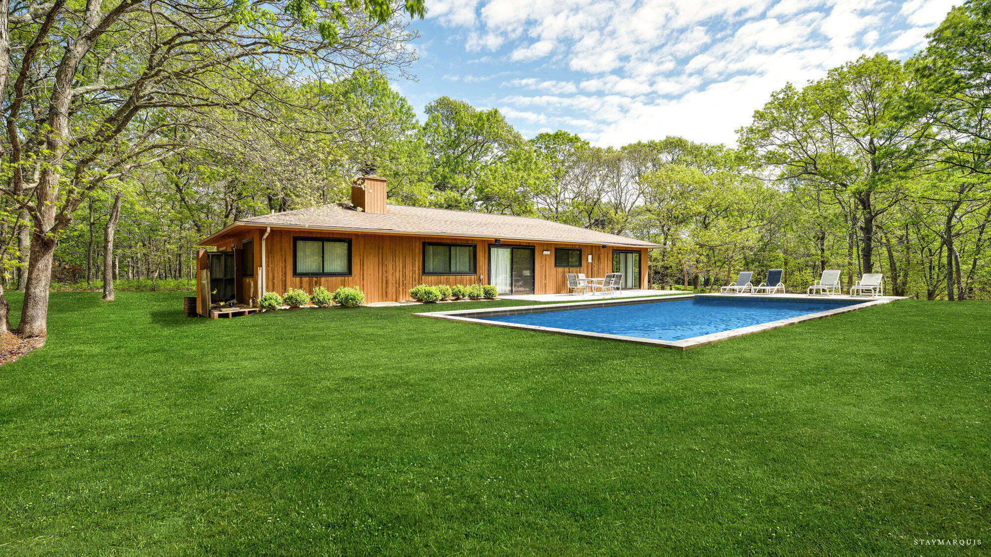 Where wildflower fields meet the quiet end of Long Island in East Hampton, NY