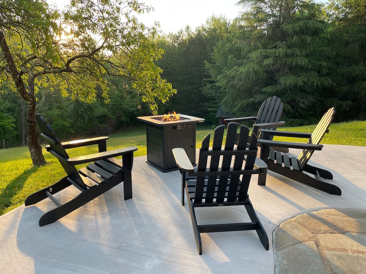 Enjoy the fire pit 