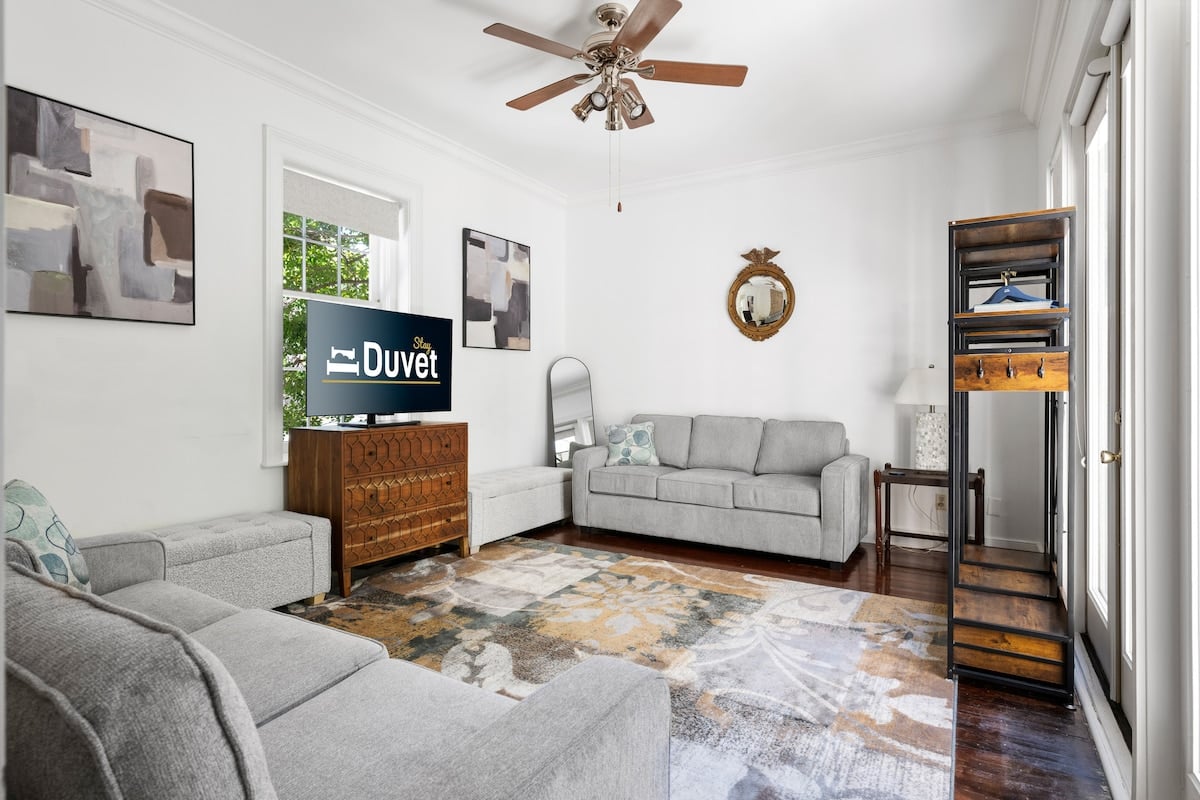 Both of these couches pull out to Queen sized sofa beds!