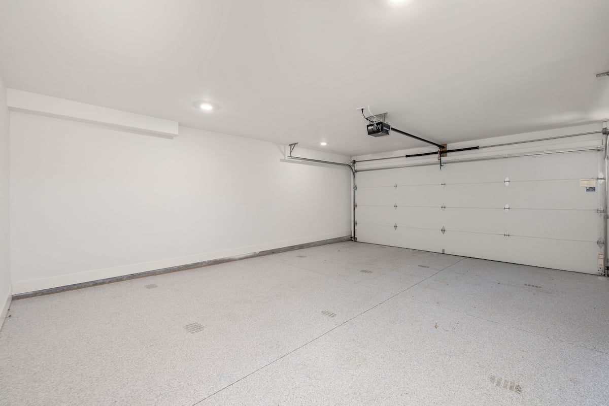Private attached 2 car garage